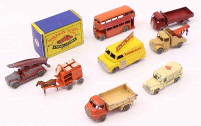 Lot 807 - A small collection of Matchbox regular wheels...