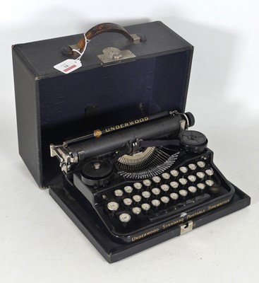 Lot 81 - An early 20th century Underwood standard...