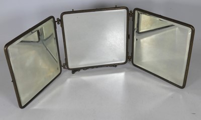 Lot 87 - An early 20th century triptych dressing table...