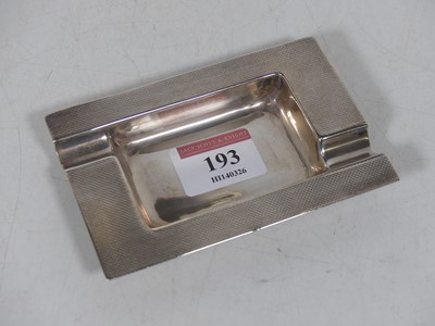 Lot 193 - A modern silver ashtray in the Art Deco style,...