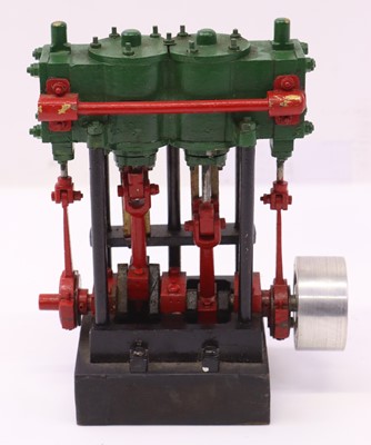 Lot 6 - Freelance design twin cylinder vertical steam...