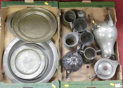 Lot 119 - A collection of metalware, to include antique...