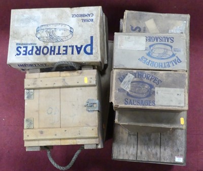 Lot 122 - A collection of boxes, to include Palethorpe's...