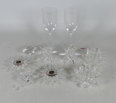Lot 134 - A collection of Swarovski crystal to include a...