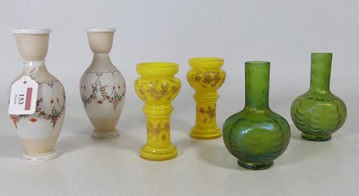 Lot 153 - A pair of early 20th century Kralik iridescent...