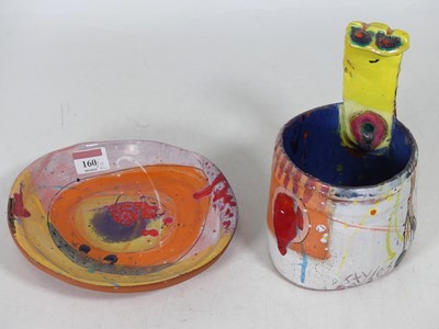 Lot 160 - Linda Styles (contemporary) - a terracotta...