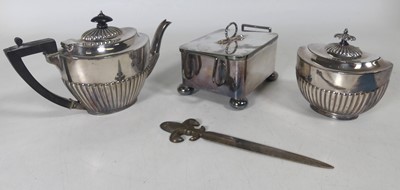 Lot 177 - A collection of silver plated wares to include...