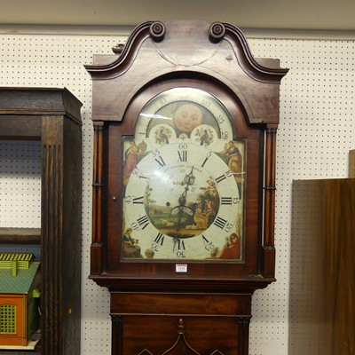 Lot 1116 - A William IV mahogany long case clock, having...
