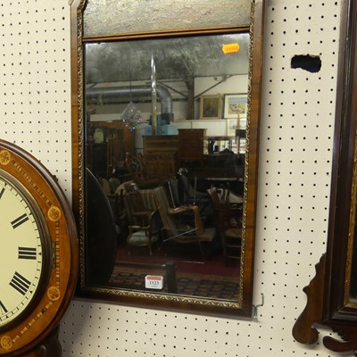 Lot 1123 - An early 20th century walnut shaped arch top...