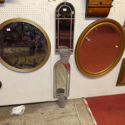 Lot 1126 - A pair of contemporary anodised metal garden...