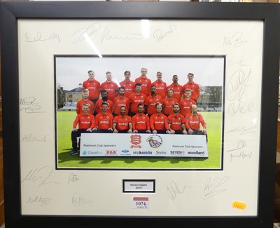 Lot 1074 - A framed Identure, together with Essex County...