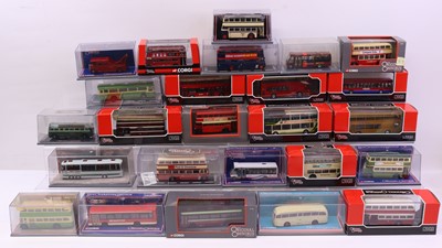 Lot 580 - A tray containing Corgi Original Omnibus 1/72...