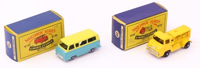 Lot 457 - Matchbox Regular wheels group of two Diecast...
