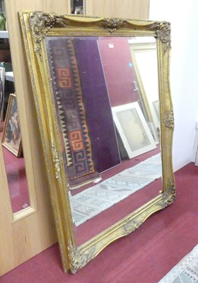 Lot 1162 - A large contemporary floral gilt framed...