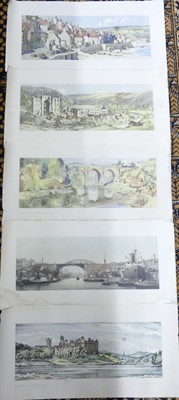 Lot 1079 - A quantity of loose railway carriage prints,...