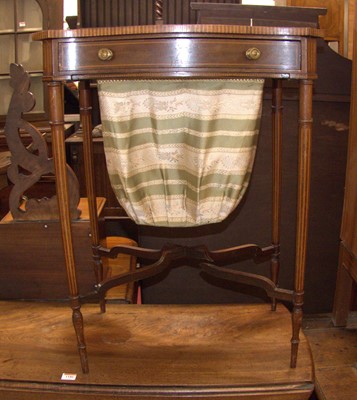 Lot 1185 - A circa 1900 mahogany, satinwood inlaid and...