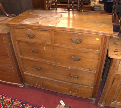 Lot 1192 - An Edwardian satin walnut square front chest...