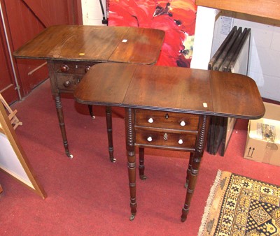 Lot 1202 - A Regency mahogany and rosewood crossbanded...