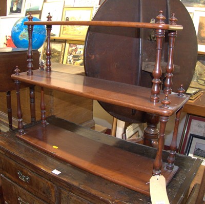 Lot 1204 - A mid-Victorian mahogany round cornered...
