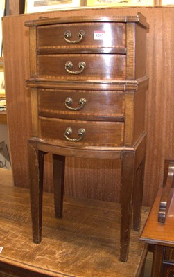Lot 1207 - An Edwardian mahogany and satinwood inlaid...