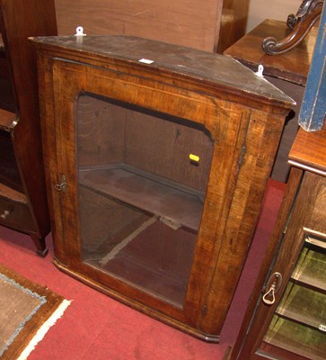 Lot 1213 - An early Georgian style walnut single door...