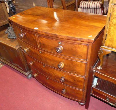 Lot 1223 - A Victorian mahogany and flame mahogany...