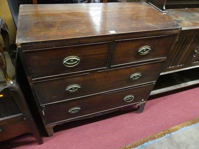 Lot 1227 - An early 19th century mahogany square front...