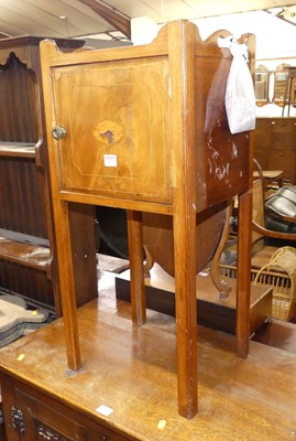 Lot 1229 - A 19th century mahogany and satinwood inlaid...