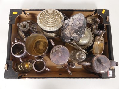 Lot 183 - A collection of silver plated wares, to...