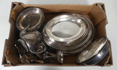 Lot 186 - A collection of silver plated wares, each...