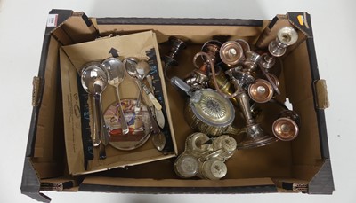 Lot 188 - A collection of silver plated wares, to...