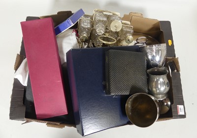 Lot 189 - A collection of silver plated wares, to...