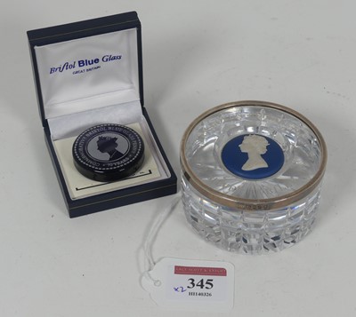 Lot 345 - An Elizabeth II Platinum Jubilee Bristol blue...
