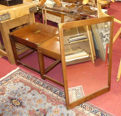 Lot 1240 - Two similar contemporary campaign style...
