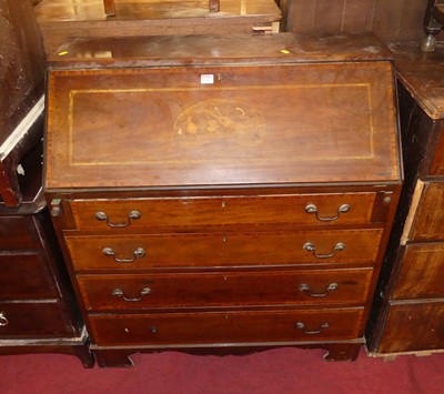 Lot 1248 - An Edwardian mahogany, satinwood crossbanded...