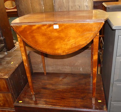 Lot 1251 - A circa 1900 satinwood and crossbanded...