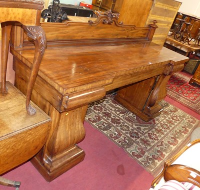 Lot 1258 - An early Victorian plum pudding mahogany...