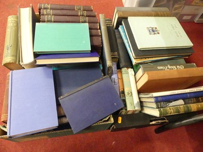 Lot 510 - Two boxes of hardback volumes to include Old...