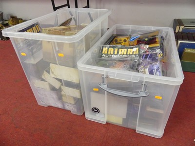 Lot 511 - Two boxes of Batman and DC related diecast...
