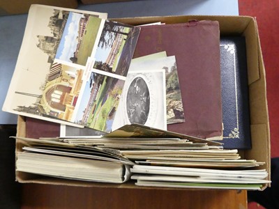 Lot 375 - A collection of postcards, to include, railway...