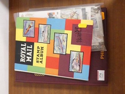 Lot 374 - A stamp album with contents to include...