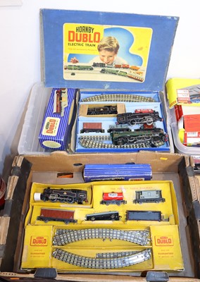 Lot 539 - Two part boxed Hornby Dublo train sets,...