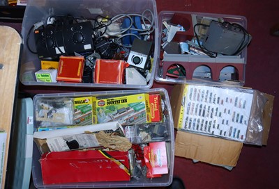 Lot 542 - Six boxes of ex-model makers workshop/layout...