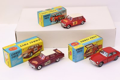 Lot 565 - Corgi Toys group of 3 playworn diecasts to...