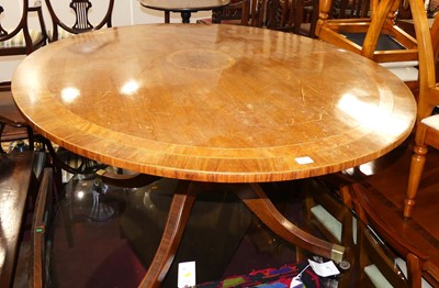 Lot 592 - A 19th century mahogany, satinwood and further...
