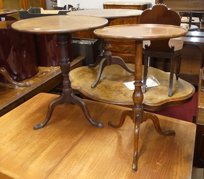 Lot 1272 - A George III mahogany circular tilt-top...