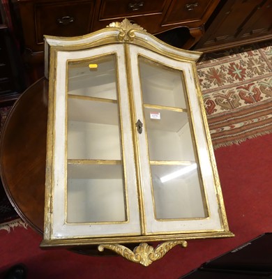Lot 1279 - A French white painted and gilt decorated...