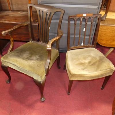 Lot 1306 - A 19th century mahogany Chippendale style...