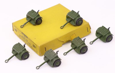 Lot 637 - Dinky Toys No. 687 Military Trailer for 25...