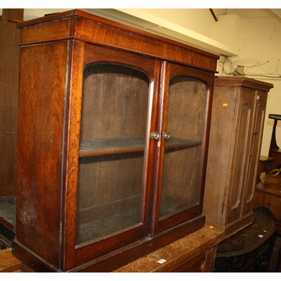 Lot 1360 - A small rustic hardwood double door low side...